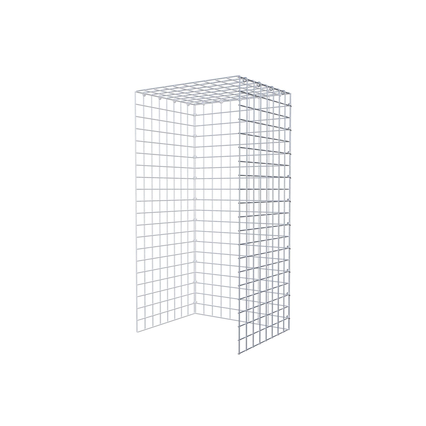 Add-on schanskorf type 4 100 cm x 40 cm x 50 cm (L x H x D), maaswijdte 5 cm x 5 cm, C-ring