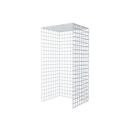 Add-on schanskorf type 4 100 cm x 40 cm x 50 cm (L x H x D), maaswijdte 5 cm x 5 cm, C-ring