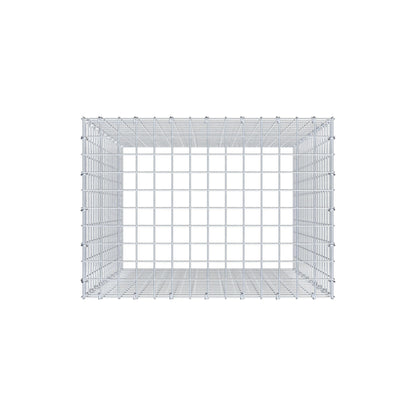 Type 3 oplegkorf 100 cm x 70 cm x 50 cm (L x H x D), maaswijdte 5 cm x 5 cm, C-ring
