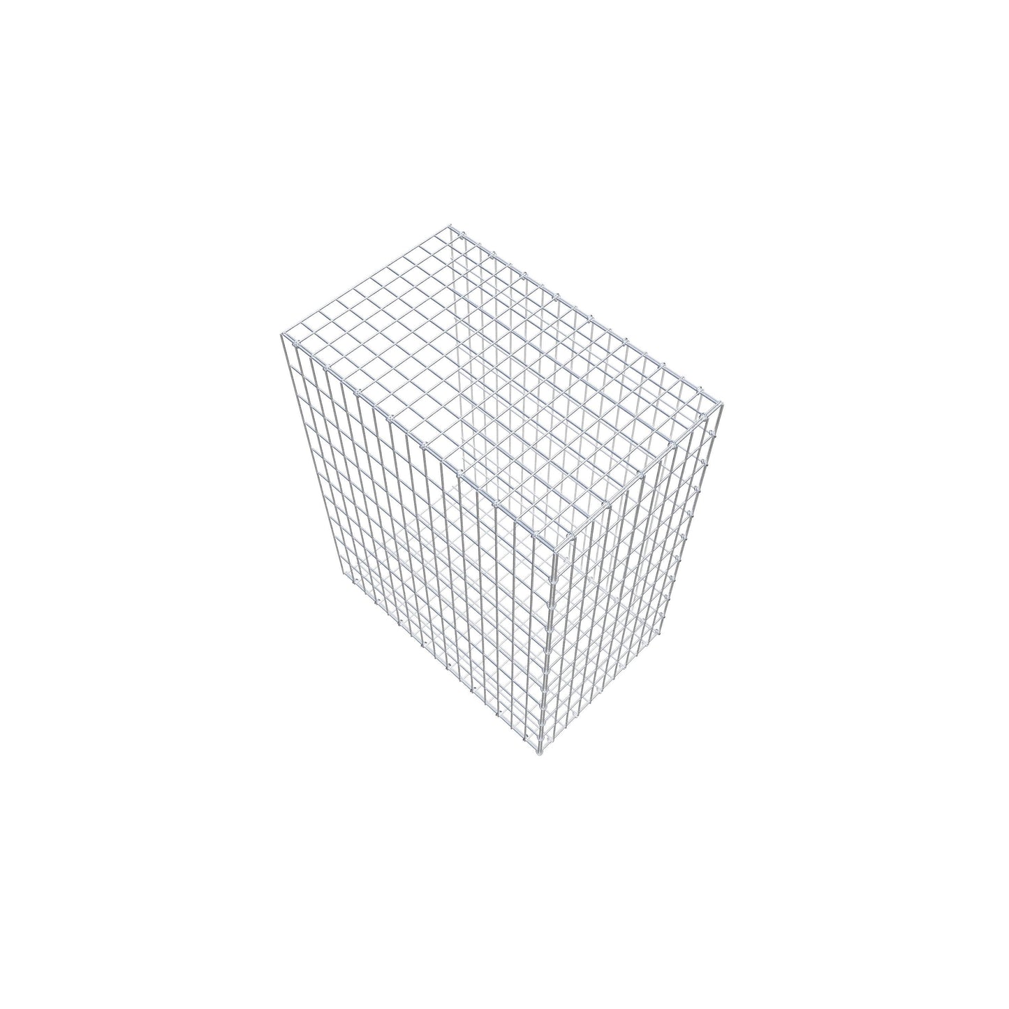 Monteret gabion type 2 100 cm x 80 cm x 50 cm, maskestørrelse 5 cm x 10 cm, C-ring