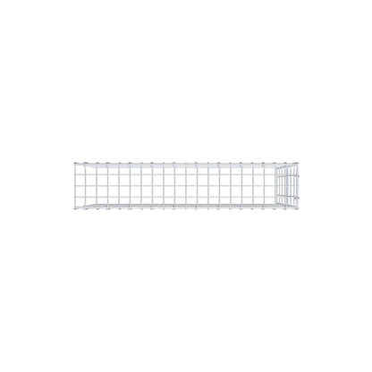 Type 4 oplegkorf 100 cm x 70 cm x 20 cm (L x H x D), maaswijdte 5 cm x 10 cm, C-ring