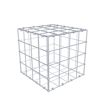Schanskorf 40 cm x 40 cm x 40 cm (L x H x D), maaswijdte 10 x 10 cm, spiraalring