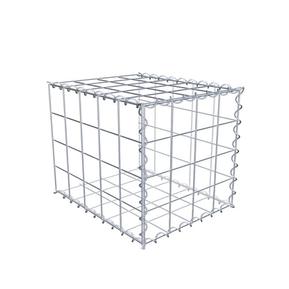Gabião tipo 2 50 cm x 40 cm x 40 cm (C x A x P), malhagem 10 cm x 10 cm, espiral