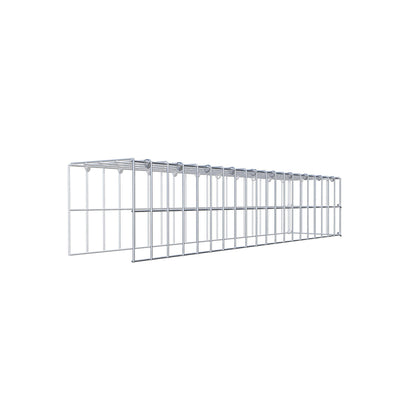 Add-on schanskorf type 4 100 cm x 20 cm x 20 cm (L x H x D), maaswijdte 5 cm x 10 cm, C-ring
