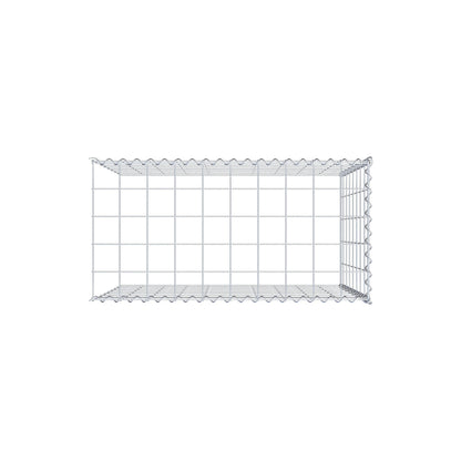 Add-on schanskorf type 4 100 cm x 80 cm x 50 cm (L x H x D), maaswijdte 10 cm x 10 cm, spiraal
