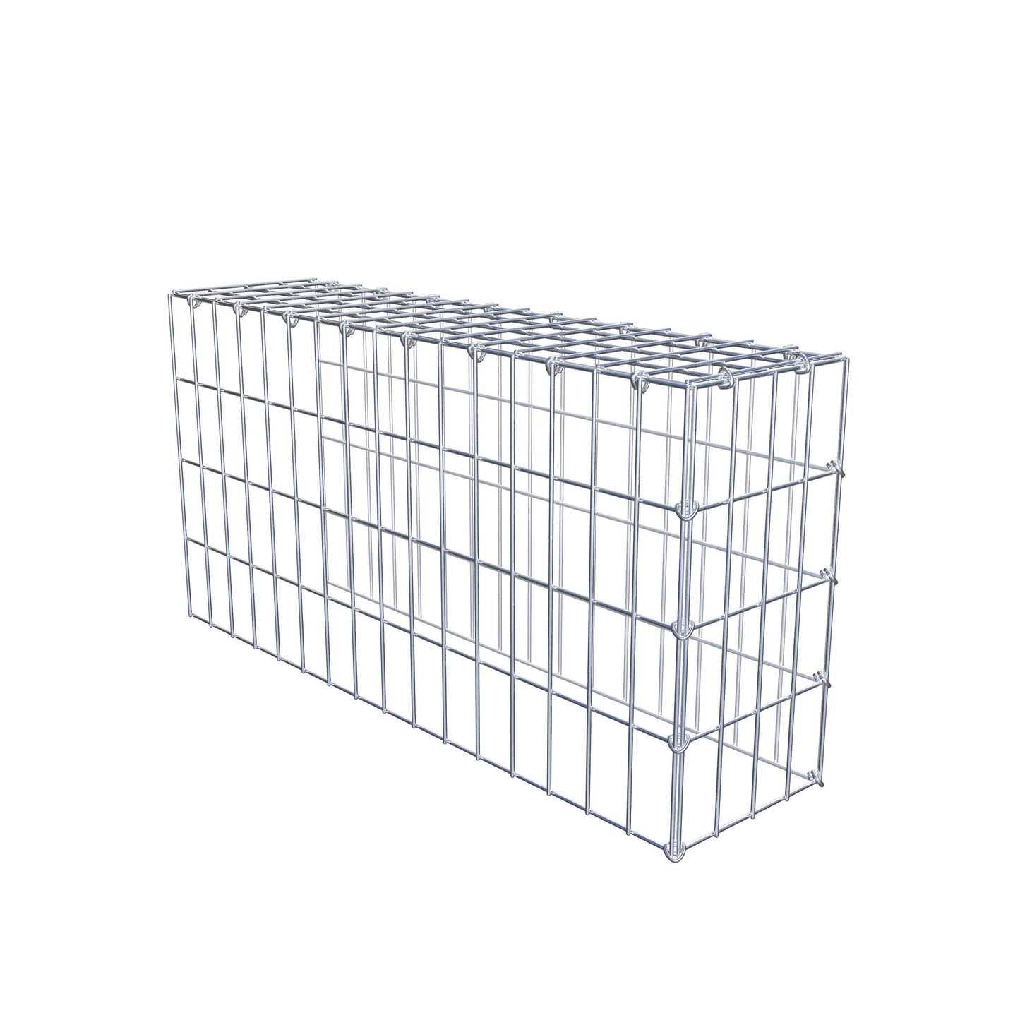 Toegevoegde pool type 4 80 cm x 40 cm x 20 cm (L x H x D), maaswijdte 5 cm x 10 cm, C-ring