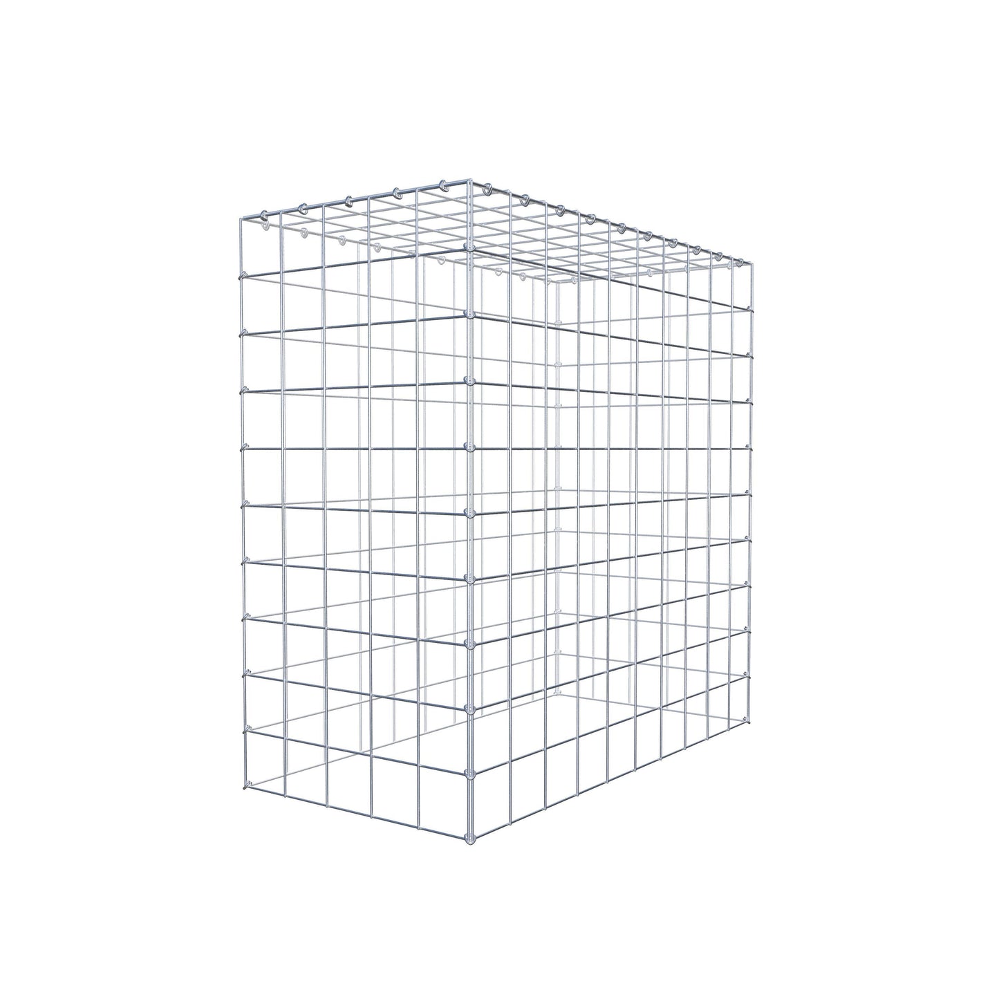 Extra gabion typ 3 100 cm x 100 cm x 50 cm (L x H x D), maskstorlek 10 cm x 10 cm, C-ring