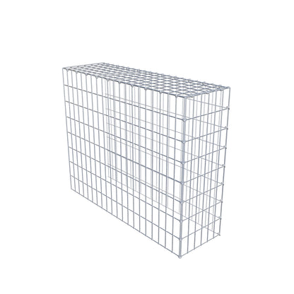 Gabbione aggiuntivo tipo 4 100 cm x 80 cm x 30 cm (L x H x P), maglia 5 cm x 10 cm, anello a C