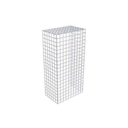 Type 4 oplegkorf 100 cm x 30 cm x 50 cm (L x H x D), maaswijdte 5 cm x 5 cm, C-ring