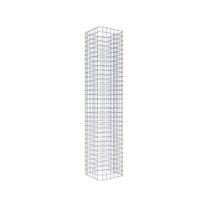 Gabionensäule eckig 32 cm x 32 cm, 160 cm Höhe, MW 5 cm x 5 cm