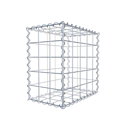 Gabion 50 cm x 50 cm x 30 cm (L x H x D), mesh size 10 cm x 10 cm, spiral