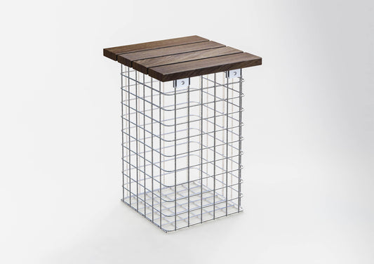 Tabouret galvanisé à chaud MW 5 x 5 cm, CUMARU
