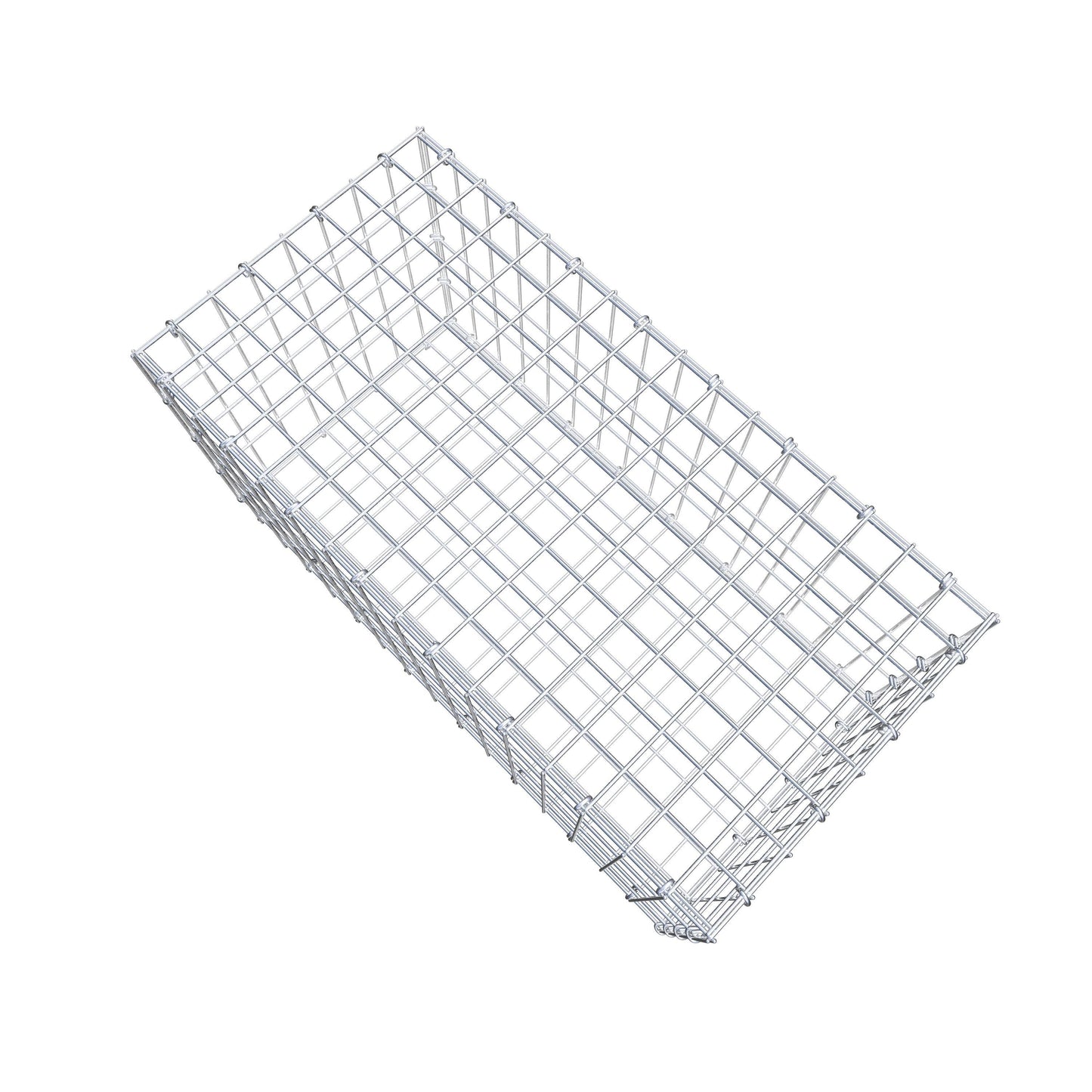 Schanskorf 80 cm x 40 cm x 40 cm (L x H x D), maaswijdte 5 cm x 10 cm, C-ring
