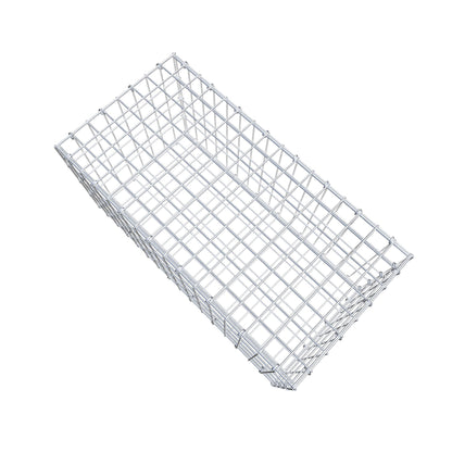 Schanskorf 80 cm x 40 cm x 40 cm (L x H x D), maaswijdte 5 cm x 10 cm, C-ring