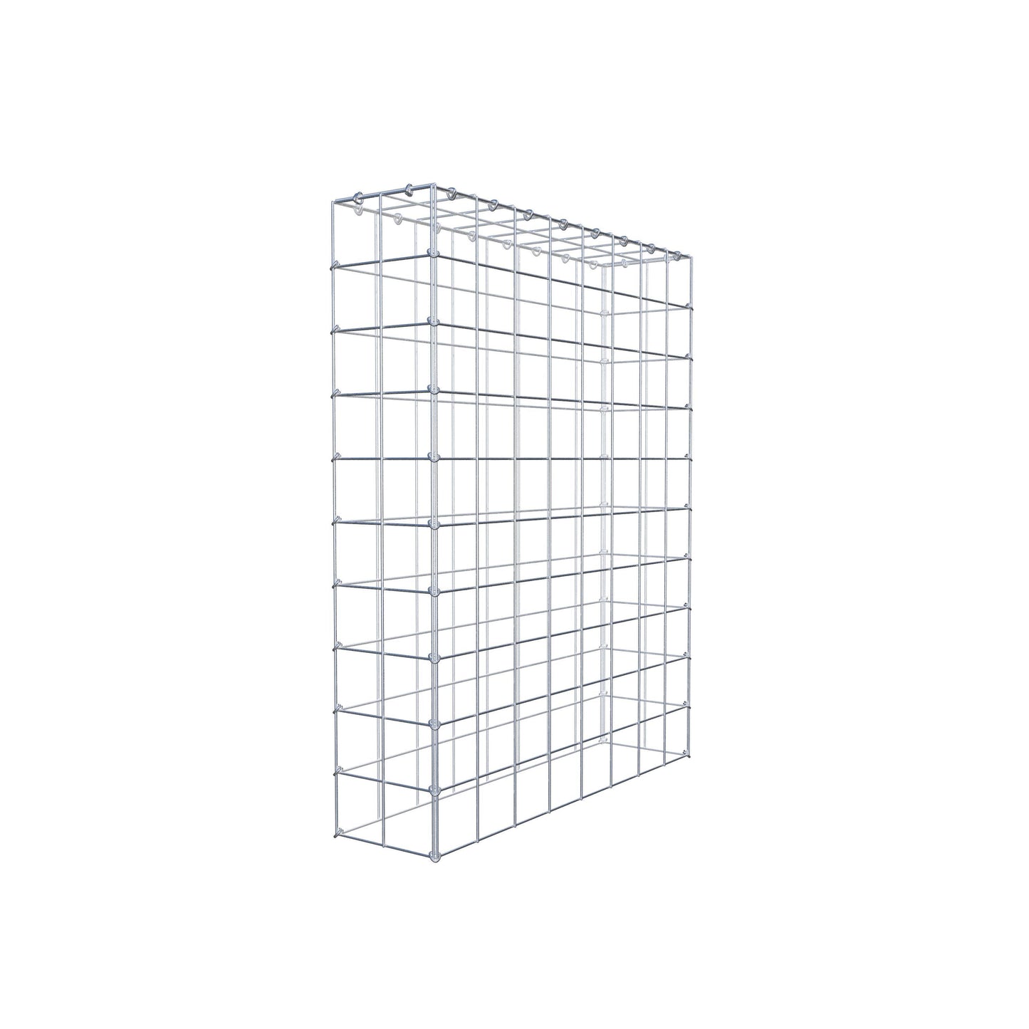 Anbaugabione Typ 3 100 cm x 80 cm x 20 cm (L x H x T), Maschenweite 10 cm x 10 cm, C-Ring