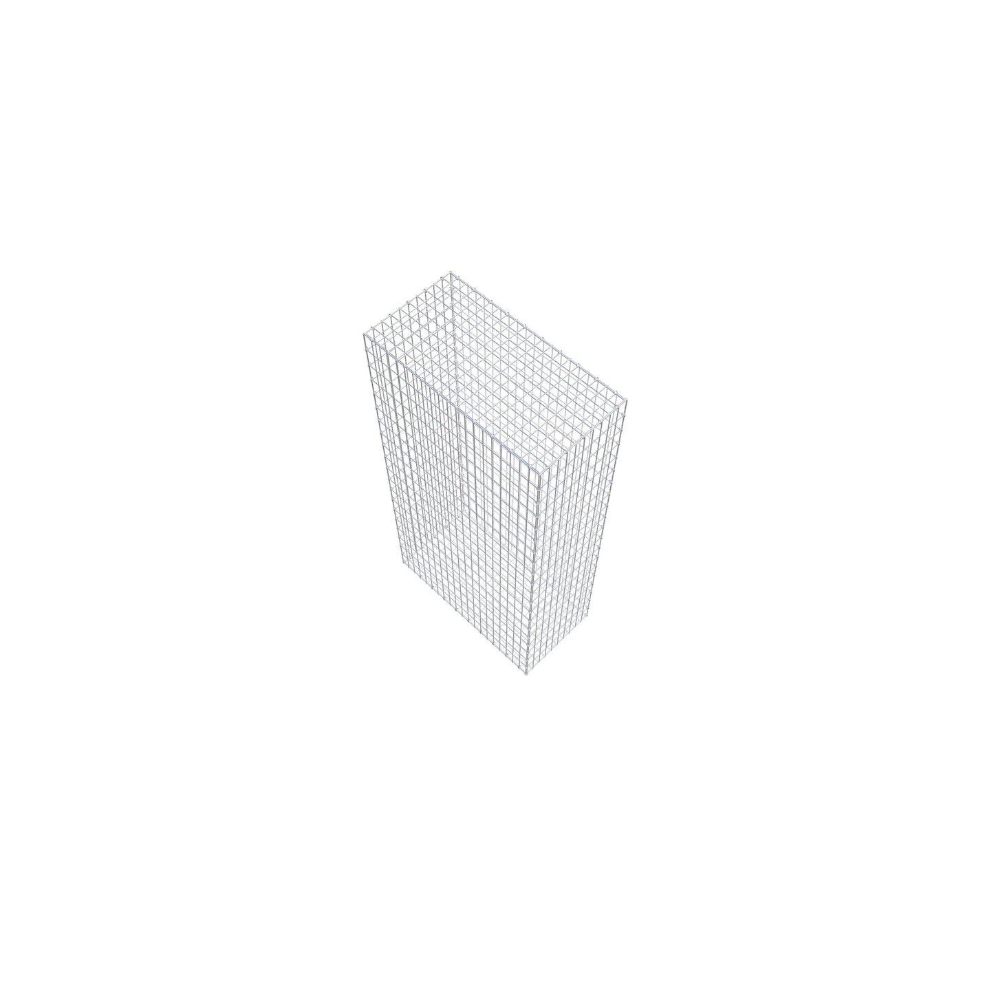 Gavión 200 cm x 100 cm x 50 cm (L x A x P), luz de malla 5 cm x 10 cm, anillo en C