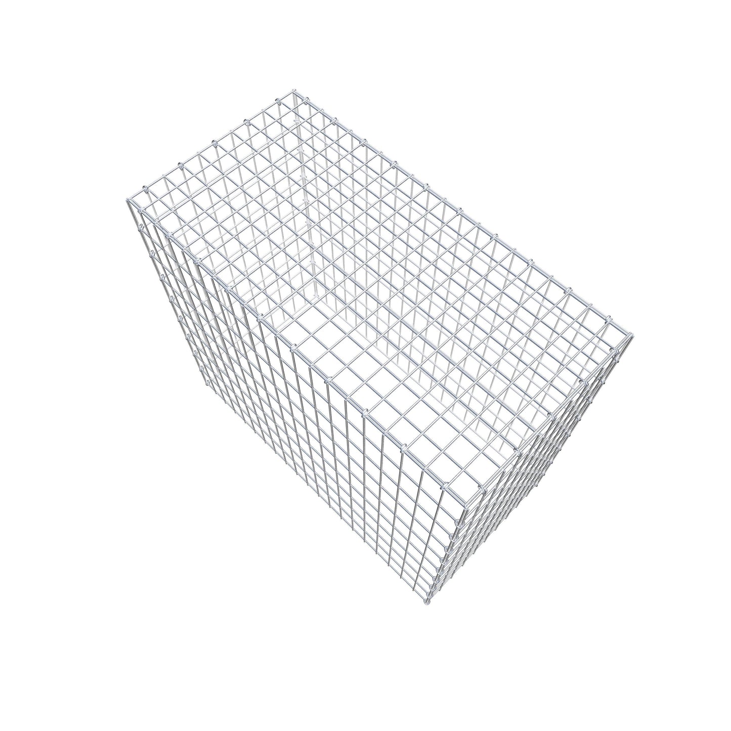 Type 3 oplegkorf 100 cm x 90 cm x 50 cm (L x H x D), maaswijdte 5 cm x 10 cm, C-ring
