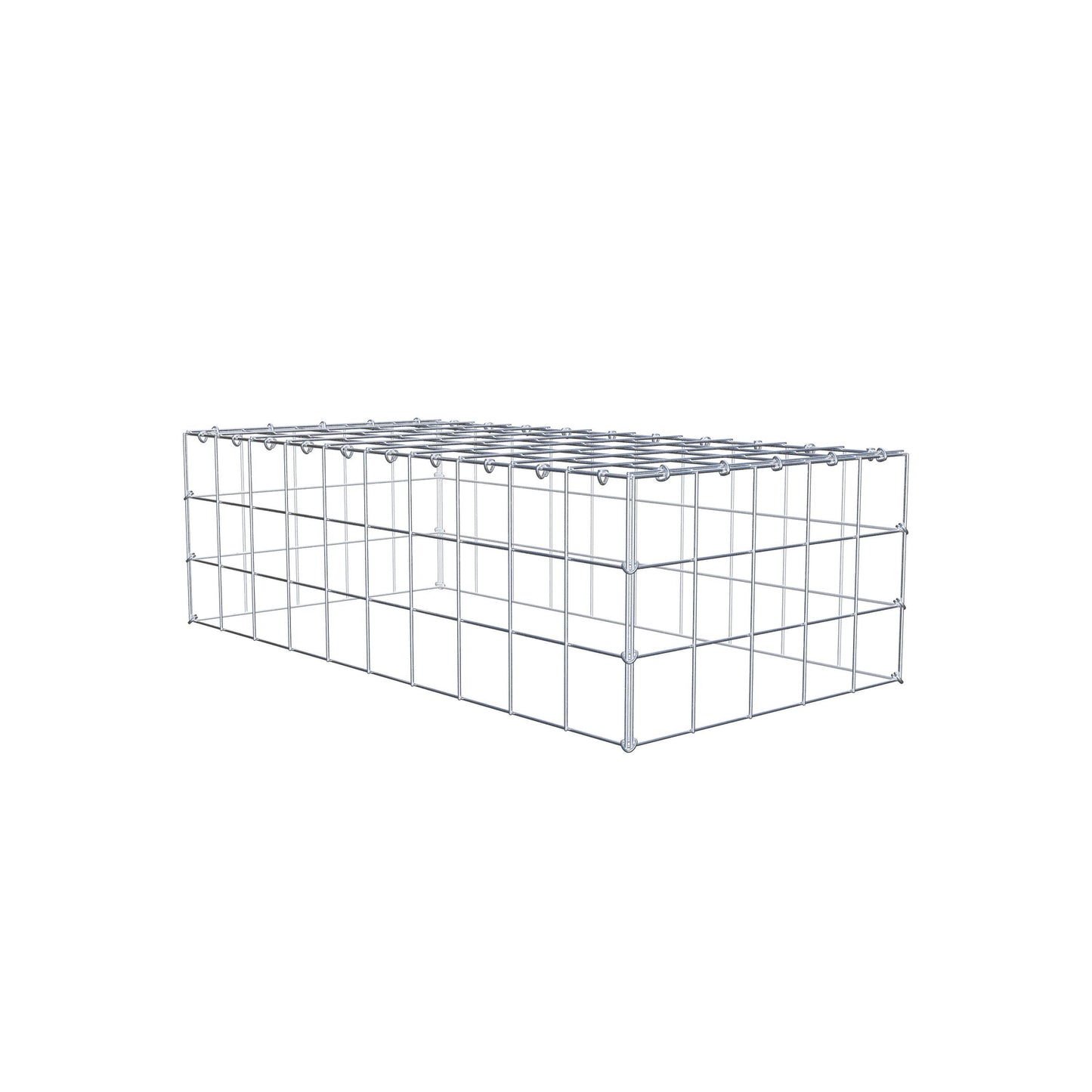 Fourche rapportée type 3 100 cm x 30 cm x 50 cm (L x H x P), mailles 10 cm x 10 cm, anneau C