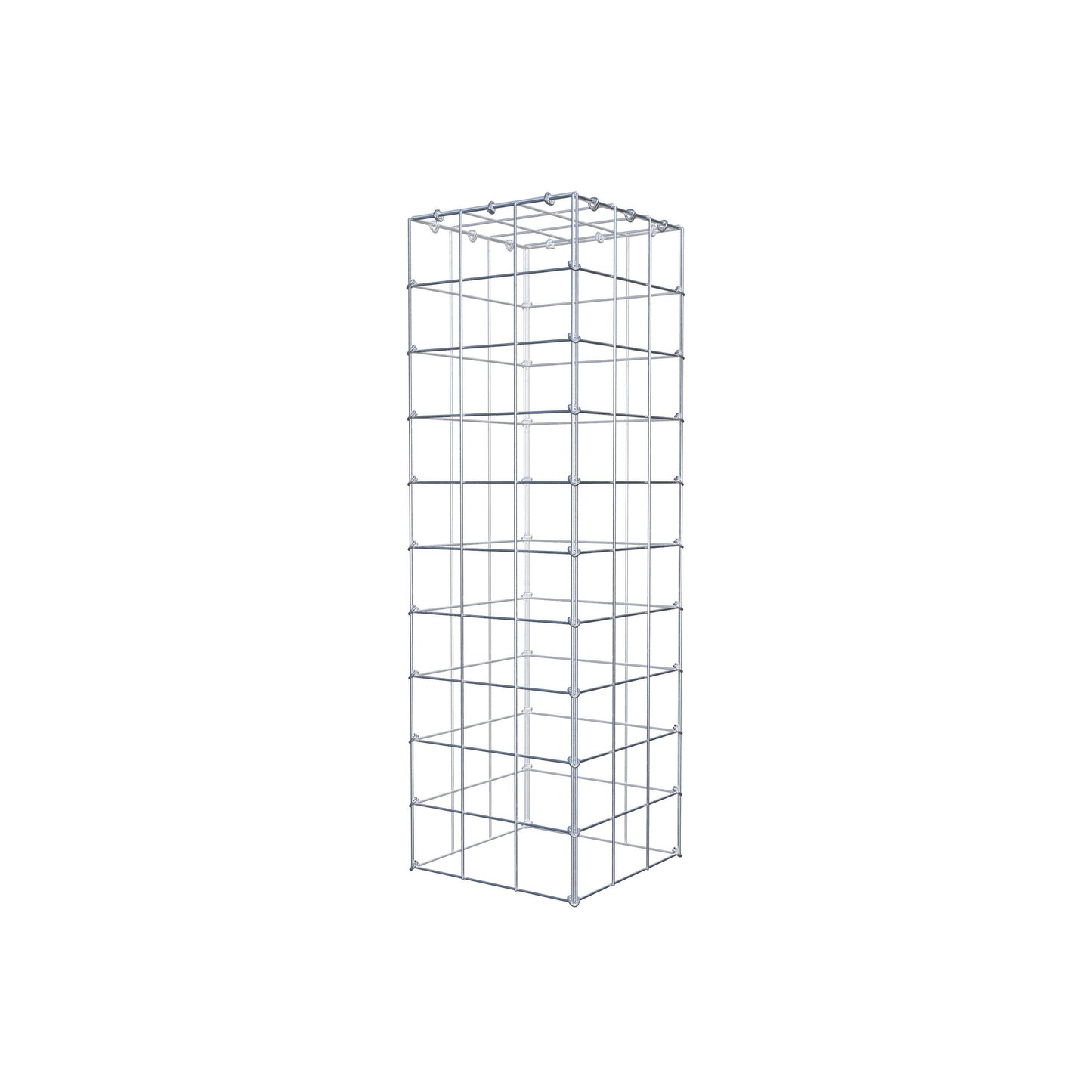 Gavión complementario de tipo 3 100 cm x 30 cm x 30 cm (L x A x P), malla 10 cm x 10 cm, anillo en C