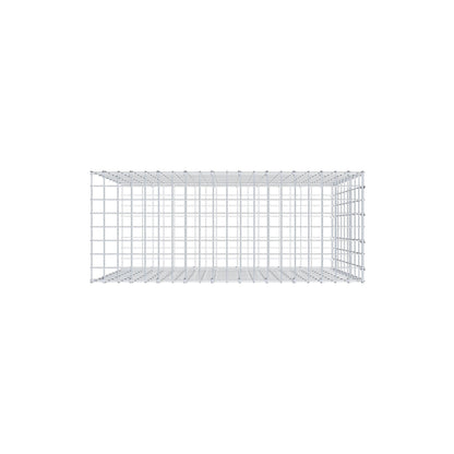 Monteret gabion type 2 100 cm x 90 cm x 40 cm, maskestørrelse 5 cm x 10 cm, C-ring