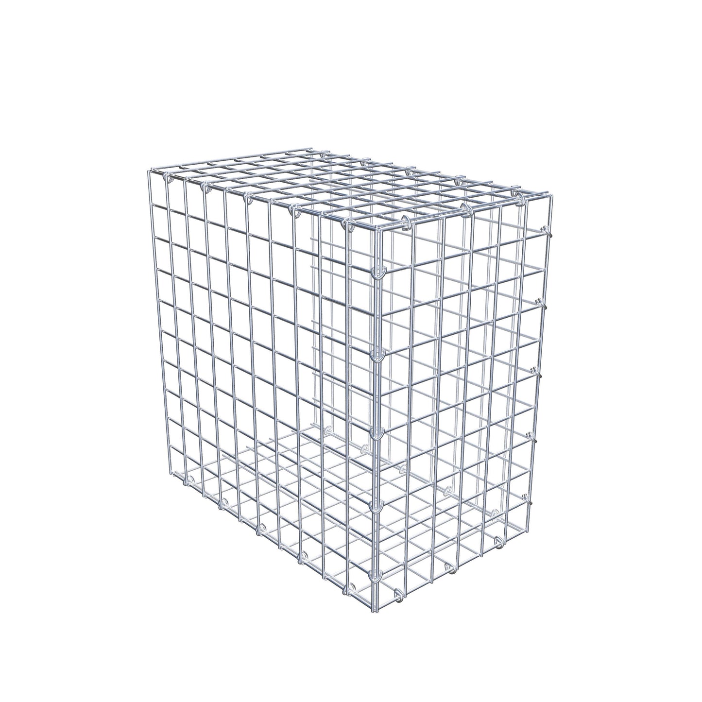 Gavión acoplable tipo 2 50 cm x 50 cm x 30 cm (L x A x P), malla 5 cm x 5 cm, anillo en C