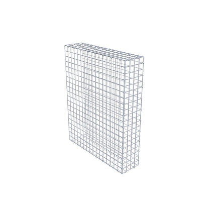 Gavión complementario de tipo 2 100 cm x 80 cm x 20 cm (largo x alto x fondo), malla 5 cm x 5 cm, anillo en C