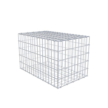 Schanskorf 80 cm x 50 cm x 50 cm (L x H x D), maaswijdte 5 x 10 cm, spiraalring