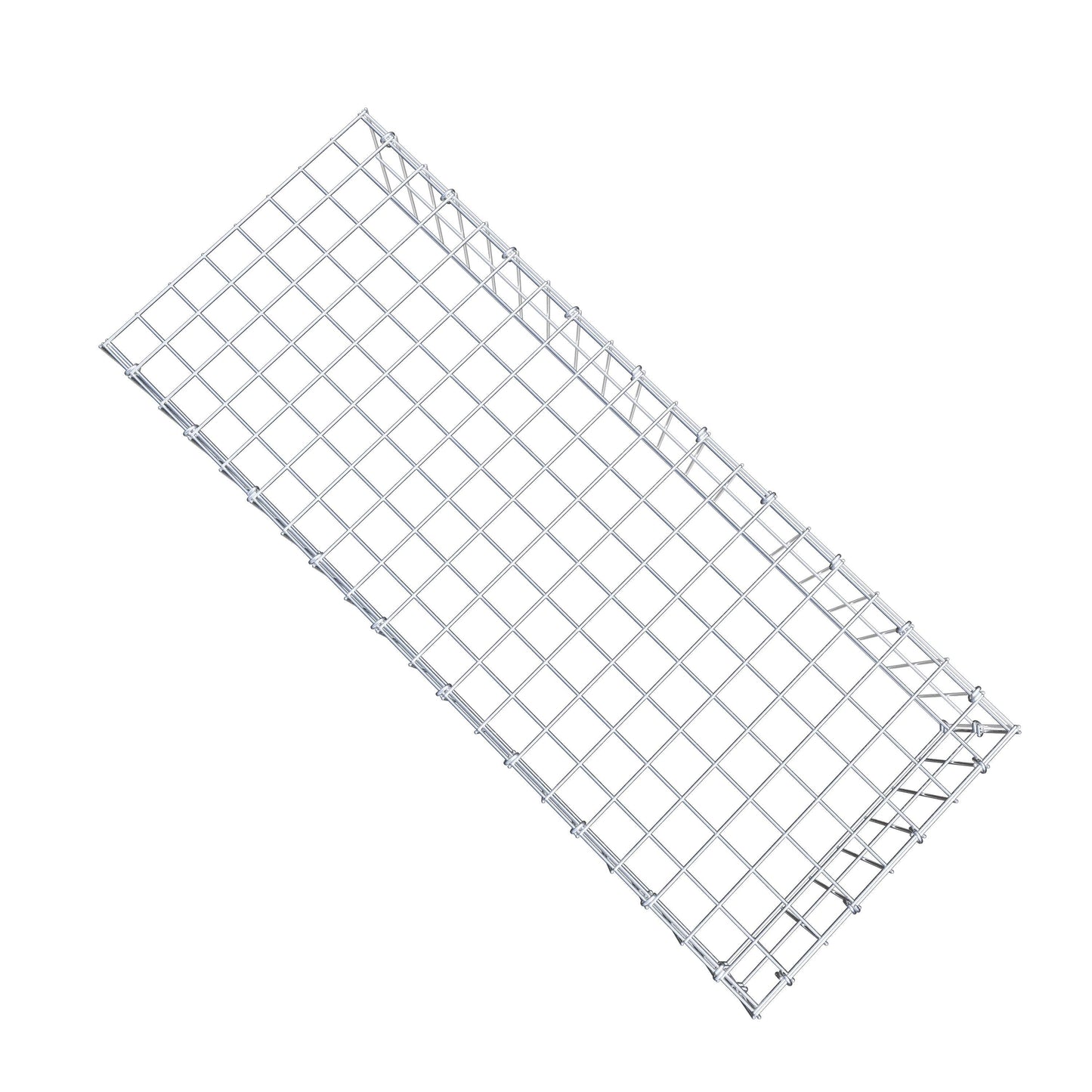 Opzetpaal type 4 100 cm x 20 cm x 40 cm (L x H x D), maaswijdte 5 cm x 10 cm, C-ring