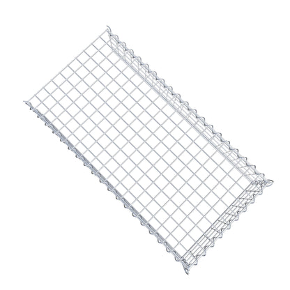 Gabião Tipo 4 100 cm x 20 cm x 50 cm (C x A x P), malhagem 5 cm x 5 cm, espiral