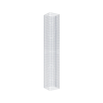 Gabion column square 37 cm x 37 cm, 230 cm high, MW 5 cm x 5 cm