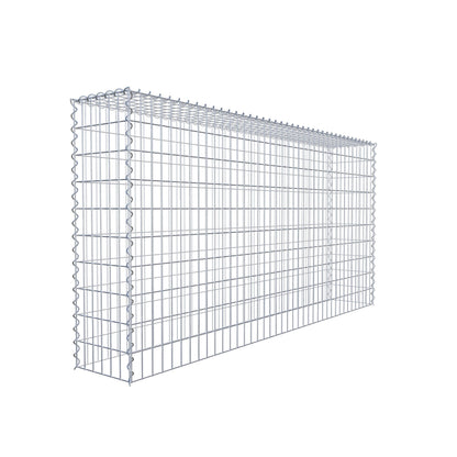 Anbaugabione Typ 3 200 cm x 100 cm x 30 cm (L x H x T), Maschenweite 5 cm x 10 cm, Spirale