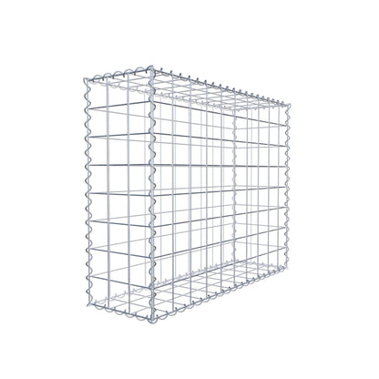 Gabião 100 cm x 80 cm x 30 cm (C x A x P), malhagem 10 cm x 10 cm, espiral