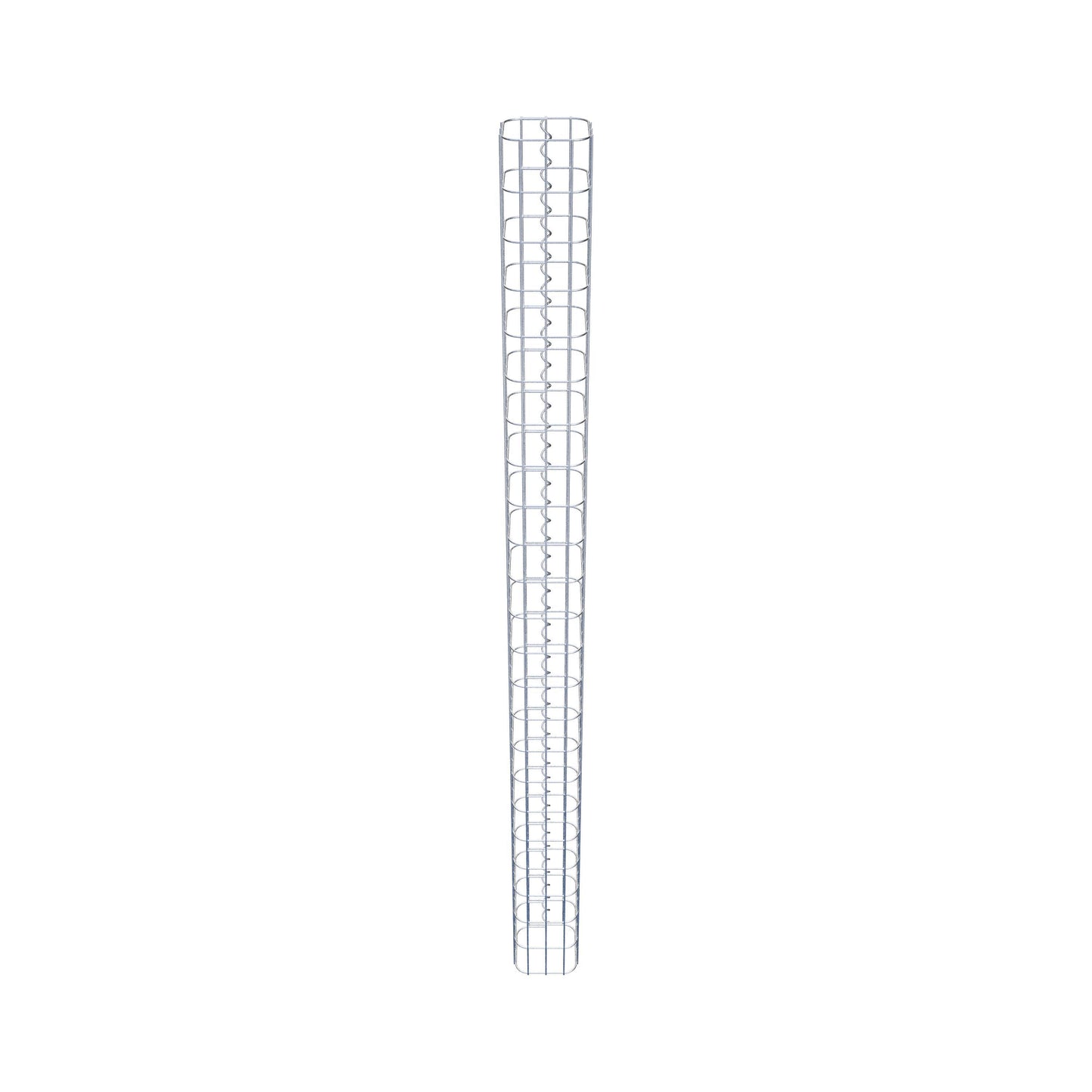 Colonne de gabion carrée 17 cm x 17 cm, 230 cm de hauteur, MW 5 cm x 10 cm
