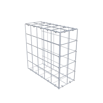 Anbaugabione Typ 2 50 cm x 50 cm x 20 cm (L x H x T), Maschenweite 10 cm x 10 cm, C-Ring