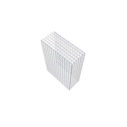 Monteret gabion type 4 100 cm x 70 cm x 30 cm (L x H x D), maskestørrelse 5 cm x 5 cm, C-ring