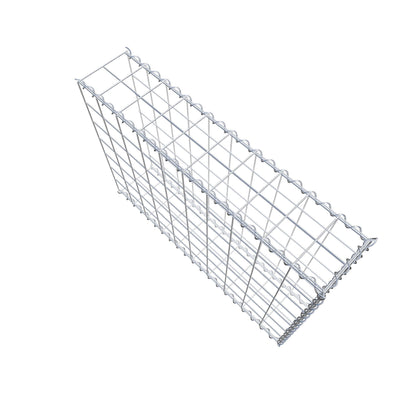 Anbaugabione Typ 2 100 cm x 70 cm x 20 cm (L x H x T), Maschenweite 10 cm x 10 cm, Spirale