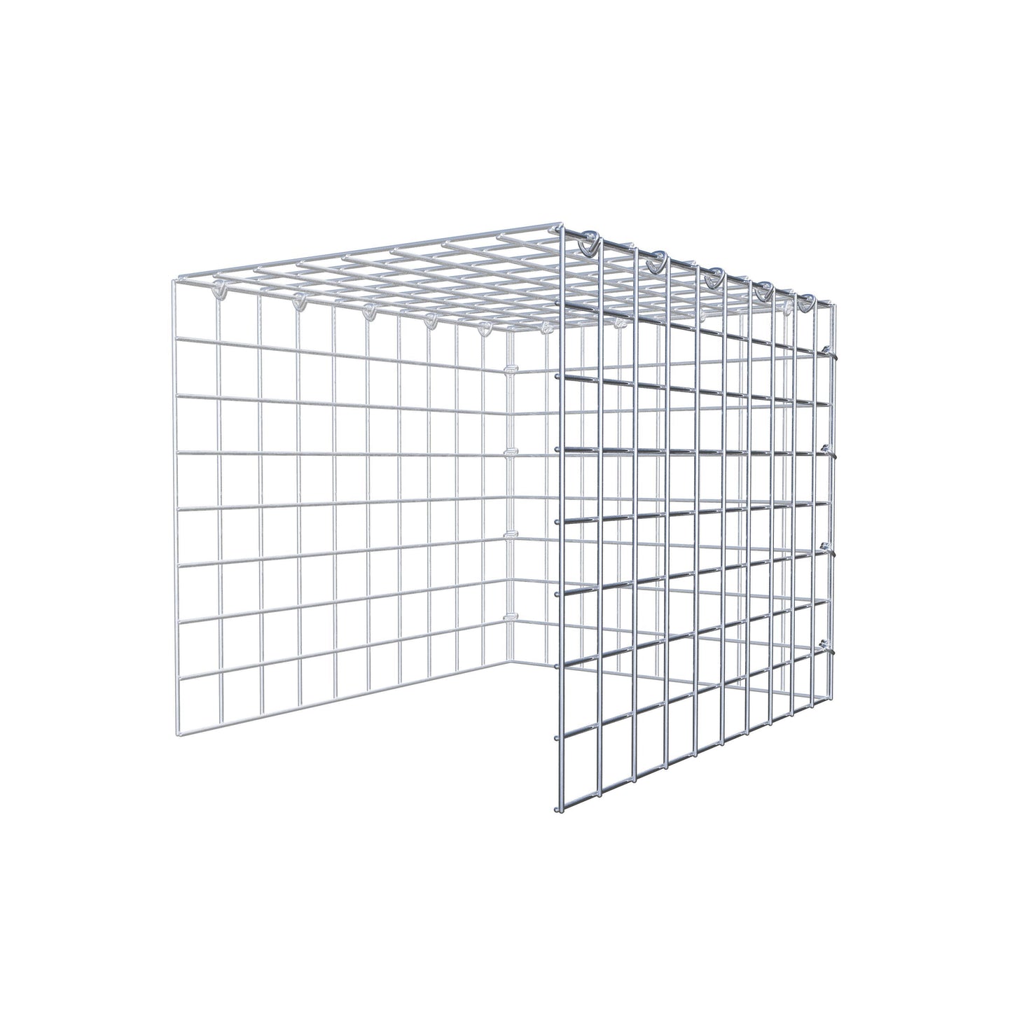 Toegevoegde pool type 4 50 cm x 40 cm x 40 cm (L x H x D), maaswijdte 5 cm x 5 cm, C-ring