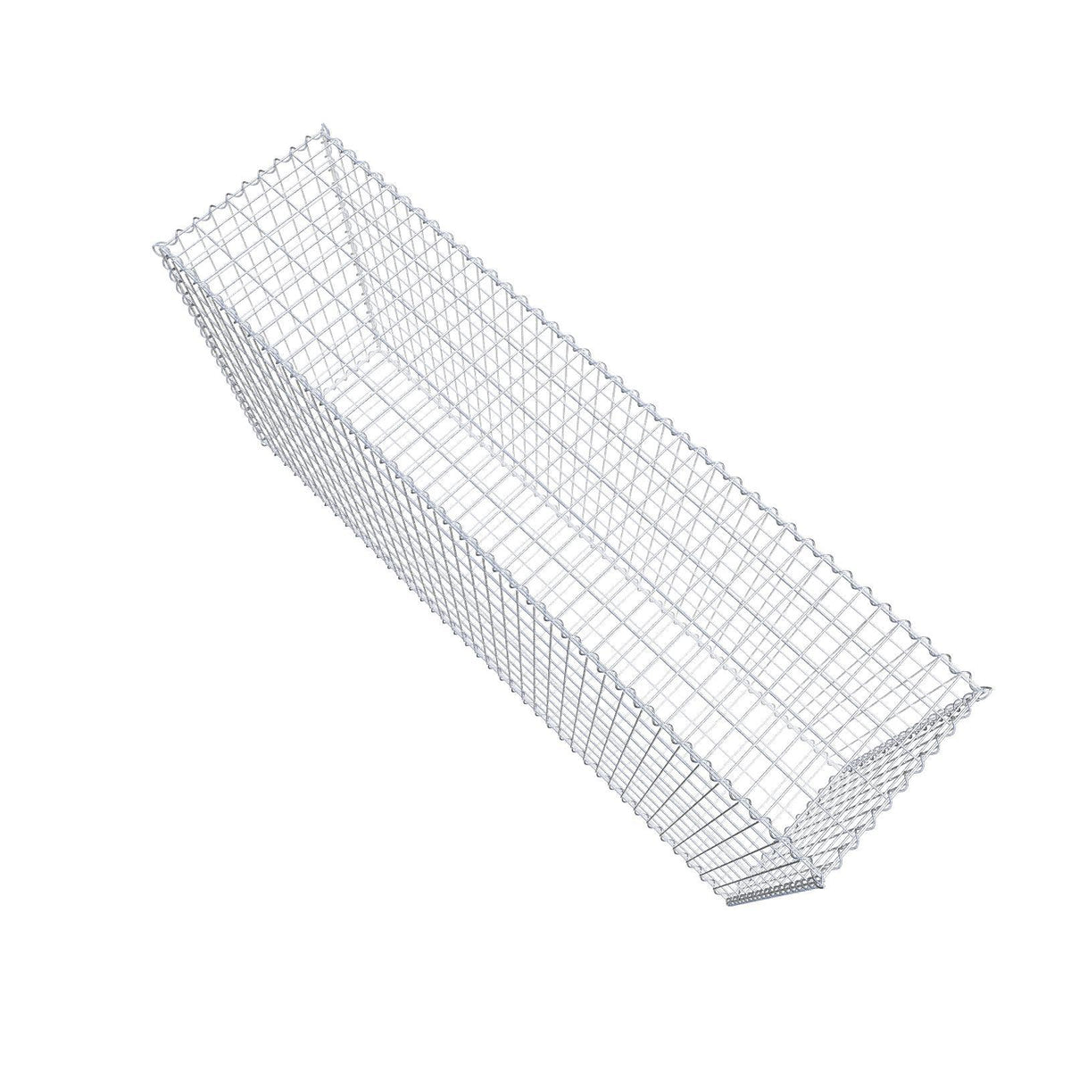 Gabion 200 cm x 100 cm x 50 cm (L x H x P), mailles 5 cm x 10 cm, spirale