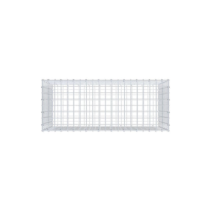 Gabione 100 cm x 60 cm x 40 cm (L x H x T), Maschenweite 5 cm x 5 cm, C-Ring