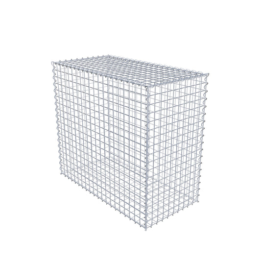 Gabion 100 cm x 90 cm x 50 cm (L x H x D), maskestørrelse 5 cm x 5 cm, spiral