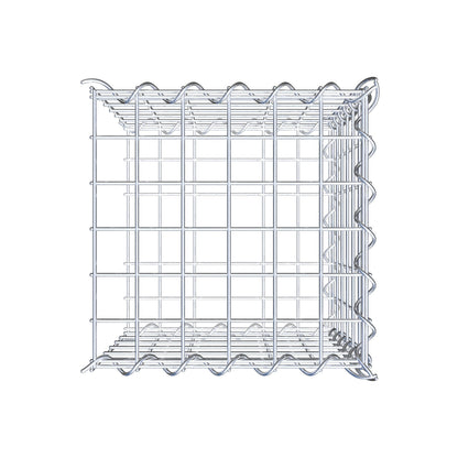 Gabião tipo 2 30 cm x 30 cm x 30 cm (C x A x P), malhagem 5 cm x 5 cm, espiral
