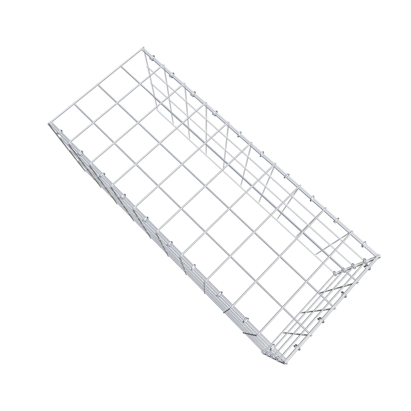 Add-on schanskorf type 4 100 cm x 40 cm x 40 cm (L x H x D), maaswijdte 10 cm x 10 cm, C-ring