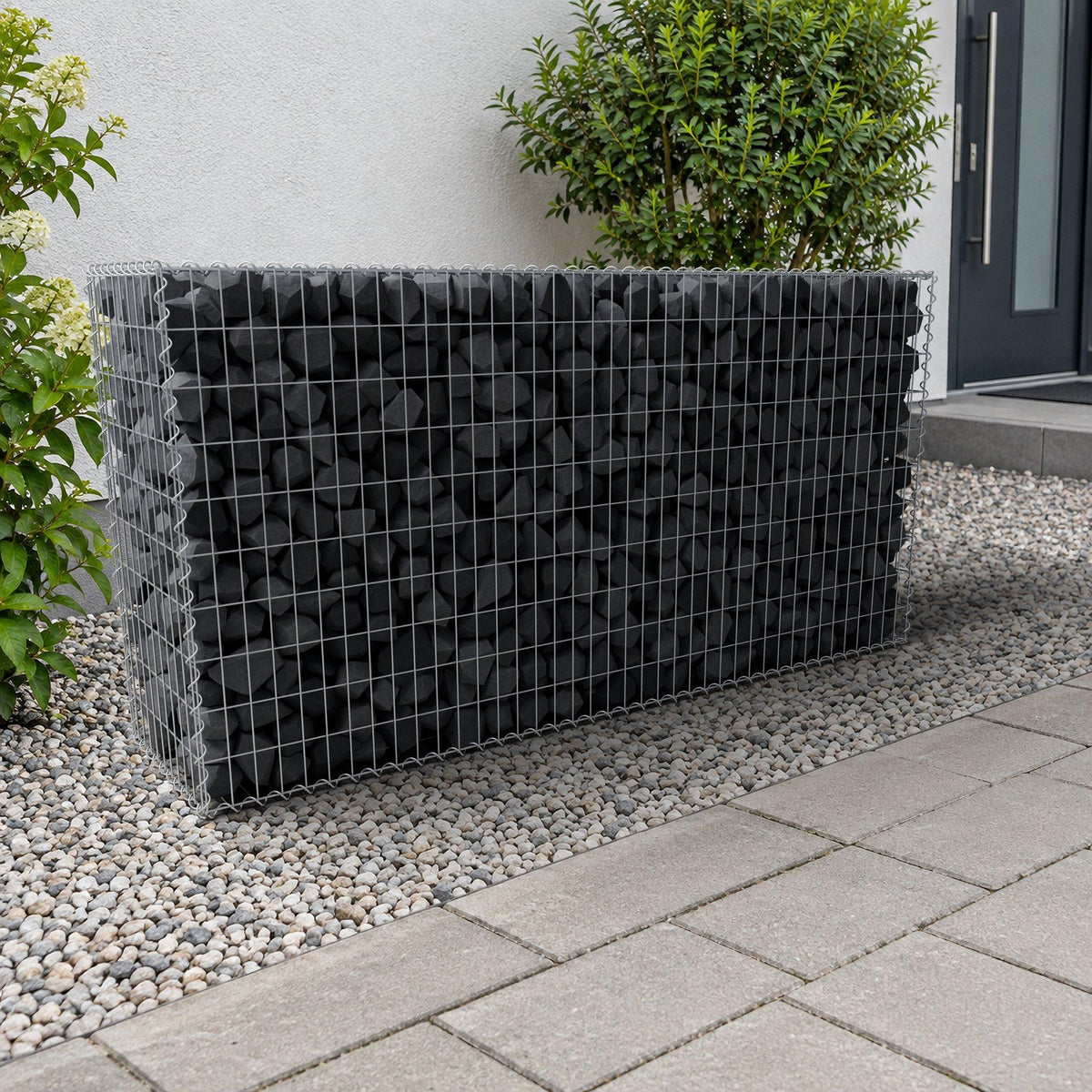 Gabion 200 cm x 100 cm x 50 cm (L x H x P), mailles 5 cm x 10 cm, spirale