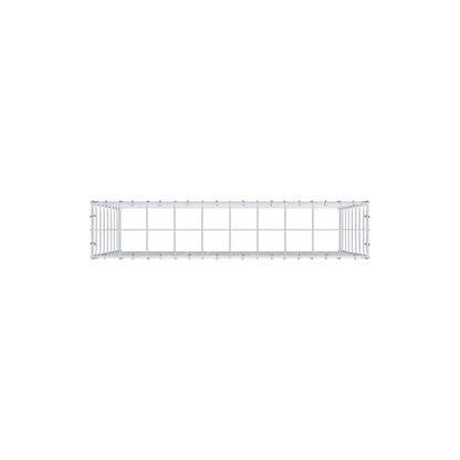Anbaugabione Typ 3 100 cm x 80 cm x 20 cm (L x H x T), Maschenweite 10 cm x 10 cm, C-Ring
