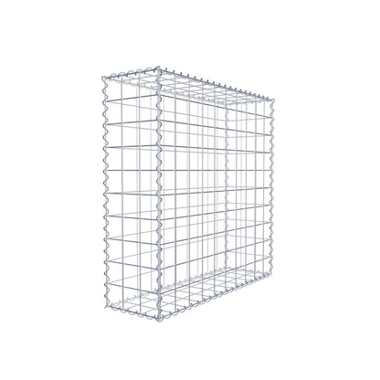 Gabion 100 cm x 100 cm x 30 cm (L x H x P), mailles 10 cm x 10 cm, spirale