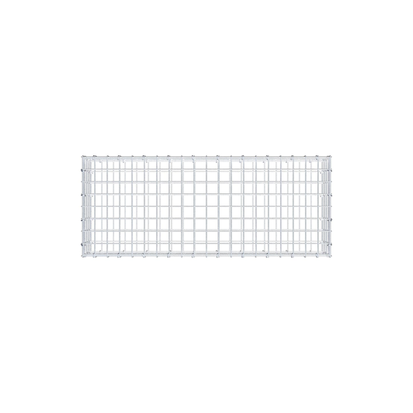 Schanskorf 100 cm x 20 cm x 40 cm (L x H x D), maaswijdte 5 cm x 5 cm, C-ring