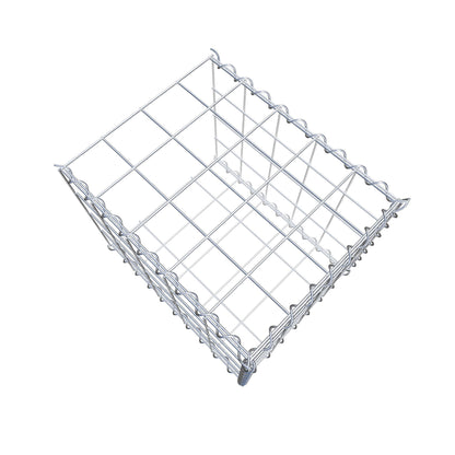 Gabião tipo 2 50 cm x 40 cm x 40 cm (C x A x P), malhagem 10 cm x 10 cm, espiral