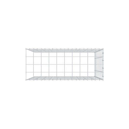 Gavión adicional tipo 4 100 cm x 90 cm x 40 cm (L x A x P), malla 10 cm x 10 cm, anillo en C