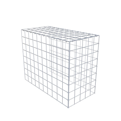 Gavión complementario de tipo 4 100 cm x 80 cm x 50 cm (L x A x P), malla 10 cm x 10 cm, anillo en C