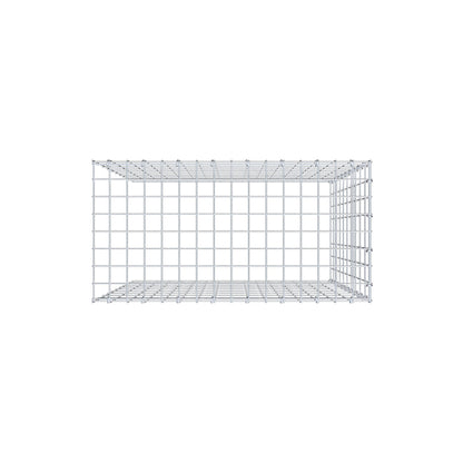 Type 4 oplegkorf 100 cm x 80 cm x 40 cm (L x H x D), maaswijdte 5 cm x 10 cm, C-ring